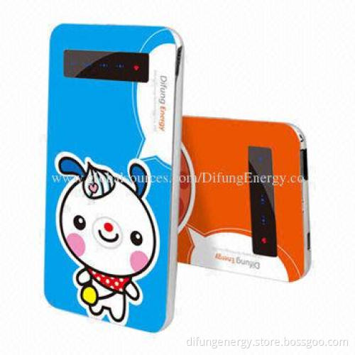 2014 Power Banks with Full Color Imprint Surface, 4,200mAh Capacity, CE, RoHS, FCC Marks